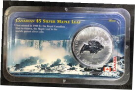 【極美品/品質保証書付】 アンティークコイン コイン 金貨 銀貨 [送料無料] 2000 Canada 1 oz Silver Maple Fireworks Privy in Plastic Showpack