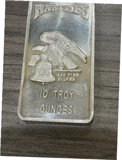 【代引可】  アンティークコイン コイン 金貨 銀貨  [送料無料] Rare Vintage Rarities Mint .999 Silver 10 Oz Fine Silver Bar Eagle  Liberty