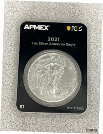 【極美品/品質保証書付】 アンティークコイン コイン 金貨 銀貨 [送料無料] 2021 APMEX 1 OZ SILVER AMERICAN EAGLE .999