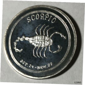 【極美品/品質保証書付】 アンティークコイン コイン 金貨 銀貨 [送料無料] Scorpio Zodiac 1/2 Ounce .999 Silver Proof Round #SR135 Only 1 on eBay
