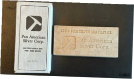 【極美品/品質保証書付】 アンティークコイン 銀貨 Pan American Silver Corp. 100 oz Silver Bar [送料無料] #sof-wr-012334-207