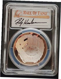 【極美品/品質保証書付】 アンティークコイン コイン 金貨 銀貨 [送料無料] 2014-P Baseball Hall of Fame, Ricky Henderson, Hand Signed PCGS PR70 DCAM