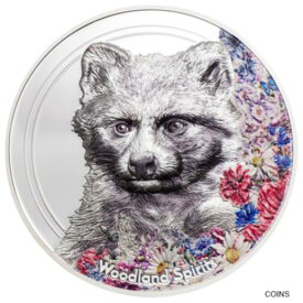 【極美品/品質保証書付】 アンティークコイン コイン 金貨 銀貨 [送料無料] Mongolia PCGS PR70 2020 Raccoon Dog 1 Oz Silver Coin Woodland Spirits First Day
