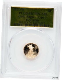 【極美品/品質保証書付】 アンティークコイン 金貨 2021-W $5 Gold American Eagle PCGS PR70 [送料無料] #got-wr-012377-2250