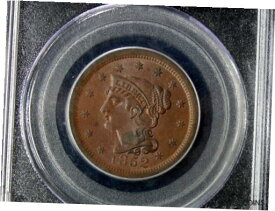 【極美品/品質保証書付】 アンティークコイン コイン 金貨 銀貨 [送料無料] 1852 MS-63 BN PCGS Graded Braided Hair One Cent Piece