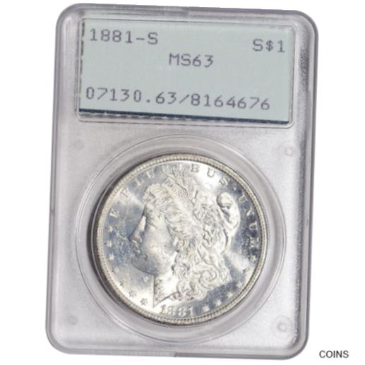 アンティークコイン コイン 金貨 銀貨 [送料無料] 1881 S US Morgan