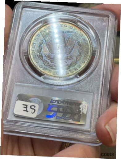 アンティークコイン コイン 金貨 銀貨 [送料無料] 1883-O Morgan Dollar PCGS MS63 Colorful Rainbow Toning Toned Coin (Slab1263)