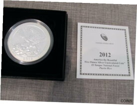 【極美品/品質保証書付】 アンティークコイン コイン 金貨 銀貨 [送料無料] 2012-P ATB, El Yunque National Forest, PR, 5 oz. .999 Silver OGP & COA