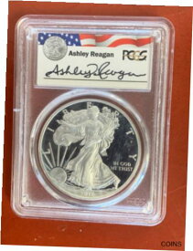 2016-W $1 アメリカン シルバー イーグル PCGS PR69DCAM - アシュリー レーガン サイン入り2016-W $1 American Silver Eagle PCGS PR69DCAM - Ashley Reagan Signed