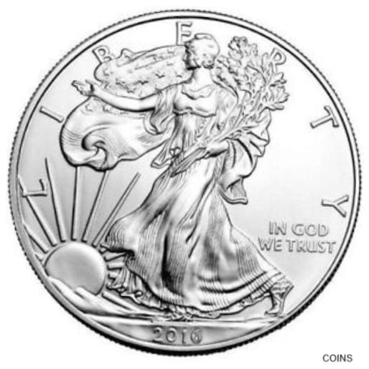  アンティークコイン コイン 金貨 銀貨  [送料無料] 2016 oz American Silver Eagle Coin