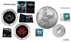 【極美品/品質保証書付】 アンティークコイン 銀貨 $20 Superman Silver Coin & Dawn Of Justice Batman V Superman Lenticular Coin [送料無料] #scf-wr-012474-2369