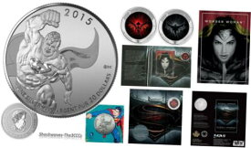 【極美品/品質保証書付】 アンティークコイン 銀貨 2015 Superman Silver Coin & Dawn Of Justice Batman V Superman Lenticular Coin [送料無料] #scf-wr-012474-3919