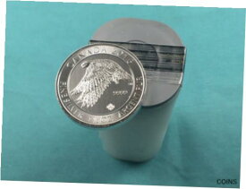 【極美品/品質保証書付】 アンティークコイン コイン 金貨 銀貨 [送料無料] 15 Coin Full Roll 2016 Canada 1.5 oz Silver White Falcon Uncirculated Coin