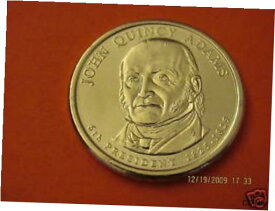 2008-D BU 造幣局 (ジョン Q アダムス) 米国大統領 1 ドル硬貨2008-D BU Mint State (John Q Adams) US Presidential One Dollar Coin