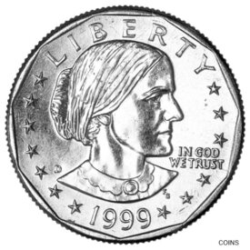 【極美品/品質保証書付】 アンティークコイン 硬貨 1999 D Susan B Anthony BU Dollar US Mint Coin [送料無料] #ocf-wr-012485-4050