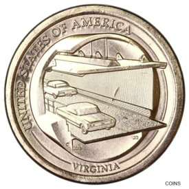 【極美品/品質保証書付】 アンティークコイン 硬貨 2021 D American Innovation Virginia Chesapeake Bay Dollar BU [送料無料] #oof-wr-012485-5611