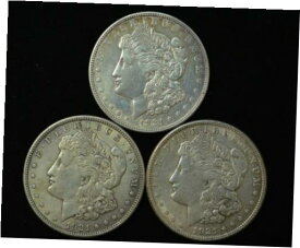 【極美品/品質保証書付】 アンティークコイン コイン 金貨 銀貨 [送料無料] 1921 P/D/S Morgan Silver Dollars - All 3 Mints - Add to Your US Coin Collection