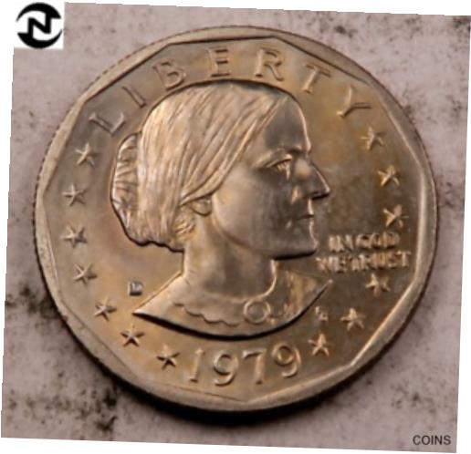  アンティークコイン コイン 金貨 銀貨  [送料無料] 1979-D Susan B Anthony Dollar (SBA) Gem BU *Fresh OBW Coin* Coin
