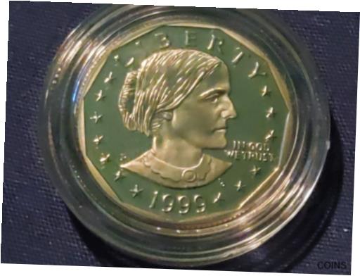 【極美品/品質保証書付】 アンティークコイン コイン 金貨 銀貨 [送料無料] United States Mint 1999 P Susan B Anthony Proof Coin Original Mint Box COA：金銀プラチナ ワールドリソース