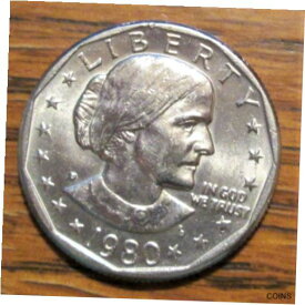 【極美品/品質保証書付】 アンティークコイン 硬貨 1980-D Susan B Anthony Dollar $1 circulated U.S. Coin [送料無料] #ocf-wr-012510-2321