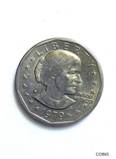 アンティークコイン コイン 金貨 銀貨 [送料無料] Rare 1979 D Susan B Anthony One Dollar Coinのサムネイル
