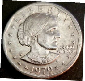 【極美品/品質保証書付】 アンティークコイン コイン 金貨 銀貨 [送料無料] 2-COINS 1979-P 'PRIZED/WIDE RIM' & 1980-S Both-MS/BU+ ANTHONY DOLLARS #0386