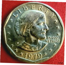【極美品/品質保証書付】 アンティークコイン コイン 金貨 銀貨 [送料無料] 2-COINS 1979-P 'PRIZED/WIDE RIM' & 1980-S (Both-MS/BU+) ANTHONY DOLLARS #0387