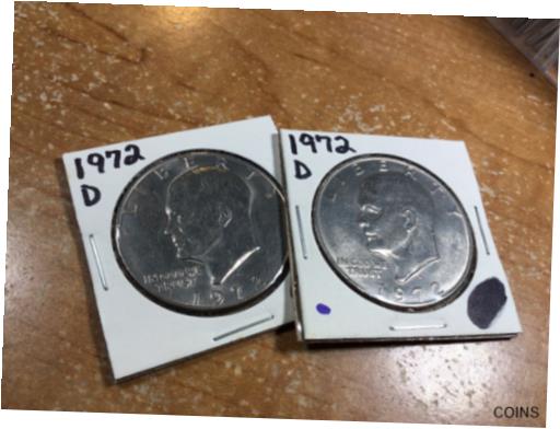  アンティークコイン コイン 金貨 銀貨  [送料無料] 1972-D Eisenhower Dollar-BU-((1 coin))-111320-0002