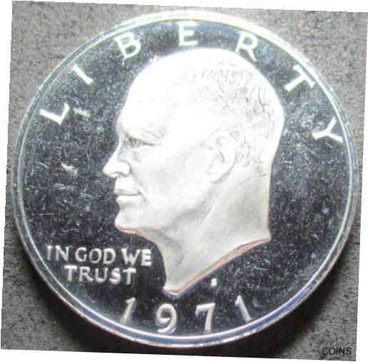  アンティークコイン コイン 金貨 銀貨  [送料無料] 1971-S PROOF 40% SILVER EISENHOWER DOLLAR COIN
