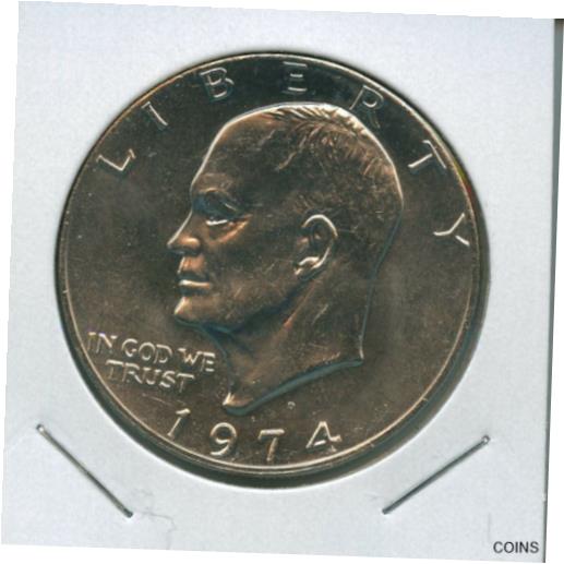  アンティークコイン コイン 金貨 銀貨  [送料無料] 1974 D Eisenhower Dollar US Mint Coin 1974-D Ike Brilliant Uncirculated
