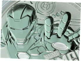 【極美品/品質保証書付】 アンティークコイン コイン 金貨 銀貨 [送料無料] 2018 IRON MAN .999 1 oz fine silver DC Marvel Avengers BU in capsule