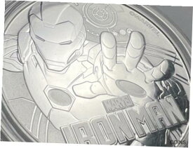 【極美品/品質保証書付】 アンティークコイン コイン 金貨 銀貨 [送料無料] 2018 IRON MAN .9999 silver Australian Tuvalu $1 Marvel Avengers in capsule