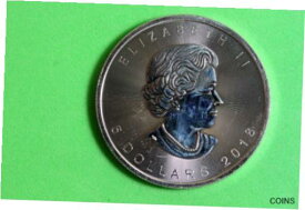 【極美品/品質保証書付】 アンティークコイン コイン 金貨 銀貨 [送料無料] ESTATE FIND 2018 - Canadian 1 oz .9999 Fine Silver Maple Leaf Dollar!! #N00310