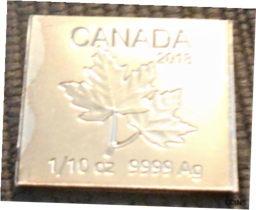  アンティークコイン コイン 金貨 銀貨  [送料無料] 10 Oz 2018 Canada Maple Leaf Flex Sealed Fractional Silver Bar WB