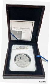 【極美品/品質保証書付】 アンティークコイン 銀貨 2013 G. Britain ?500 1 Kg Silver Queen Elizabeth Coronation 60th Anni. W/NGC70 [送料無料] #sot-wr-012515-73