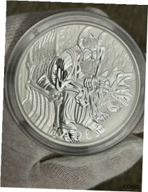【極美品/品質保証書付】 アンティークコイン コイン 金貨 銀貨 [送料無料] 2021 Tuvalu Gods Of Olympus Hades 5 oz Silver Coin BU