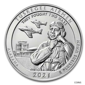 【極美品/品質保証書付】 アンティークコイン コイン 金貨 銀貨 [送料無料] 2021 5 oz Silver ATB Tuskegee Airmen National Historic Site AL - IN STOCK