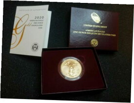 【極美品/品質保証書付】 アンティークコイン 金貨 20EH US American Eagle 2020 One Ounce Gold Uncirculated Coin 20EH 7,000 mintage [送料無料] #gcf-wr-012519-4347
