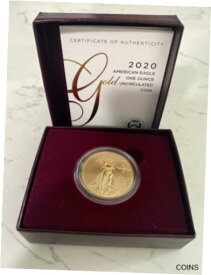 【極美品/品質保証書付】 アンティークコイン 金貨 2020 American Eagle One Ounce Gold Uncirculated Coin [送料無料] #gcf-wr-012519-5952