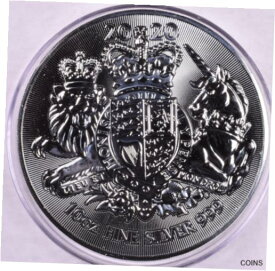 【極美品/品質保証書付】 アンティークコイン コイン 金貨 銀貨 [送料無料] 2020 Great Britain Royal Arms Lion / Unicorn 10 oz Silver 0.999