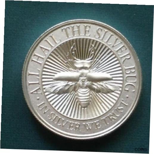 アンティークコイン 銀貨 Intaglio Mint Stag Beetle 2 Oz .999 Silver High Relief Bug Round [送料無料] #sof-wr-012548-5962