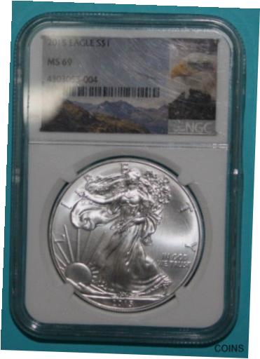  アンティークコイン コイン 金貨 銀貨  [送料無料] 2015 NGC Grade MS69 $1 Silver Eagle [102GCM]