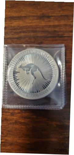  アンティークコイン コイン 金貨 銀貨  [送料無料] 2017 Australian Kangaroo $1 BU Brilliant Uncirculated oz .9999 Silver Coin