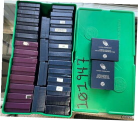 【極美品/品質保証書付】 アンティークコイン 銀貨 1986-2017 American Silver Eagle Proof Dollar Sequential Run Collection Box & COA [送料無料] #sof-wr-012553-349