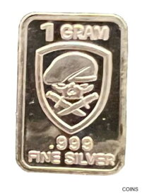 【極美品/品質保証書付】 アンティークコイン 銀貨 1 GRAM. SILVER ROUND.999 FINE ARMY SNIPER FREE SHIPPING 1992 [送料無料] #sof-wr-012604-668