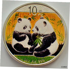 【極美品/品質保証書付】 アンティークコイン コイン 金貨 銀貨 [送料無料] 2009 1oz .999 Chinese Panda Colorised Edition Silver Bullion Coin