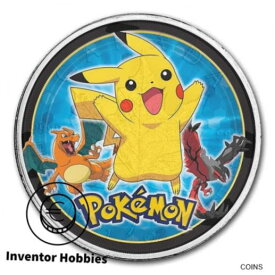 【極美品/品質保証書付】 アンティークコイン コイン 金貨 銀貨 [送料無料] Pokemon - Colorized Canadian Maple Leaf 1oz 99.99% Pure Silver Coin