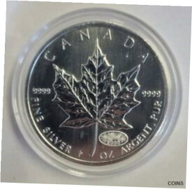 【極美品/品質保証書付】 アンティークコイン コイン 金貨 銀貨 [送料無料] 2000 Canada Silver Maple Leaf / Queen Elizabeth ~ Fireworks Privy ~ in capsule