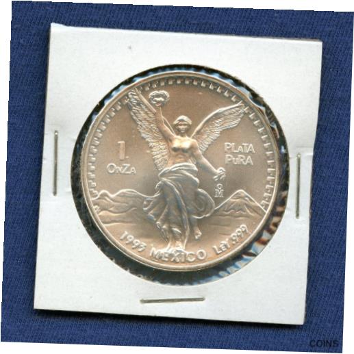 アンティークコイン　コイン　金貨　Brilliant　銀貨　Mexico　Uncirculated　[送料無料]　MS　#68　Silver　Libertad　1993　.999　BU　Onza　oz
