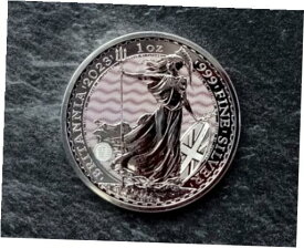 【極美品/品質保証書付】 アンティークコイン コイン 金貨 銀貨 [送料無料] 2023 silver britannia in capsule#2